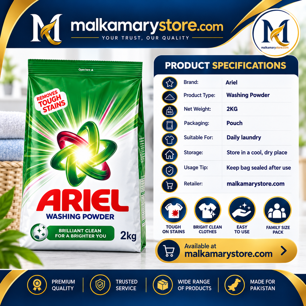 Ariel Detergent Powder