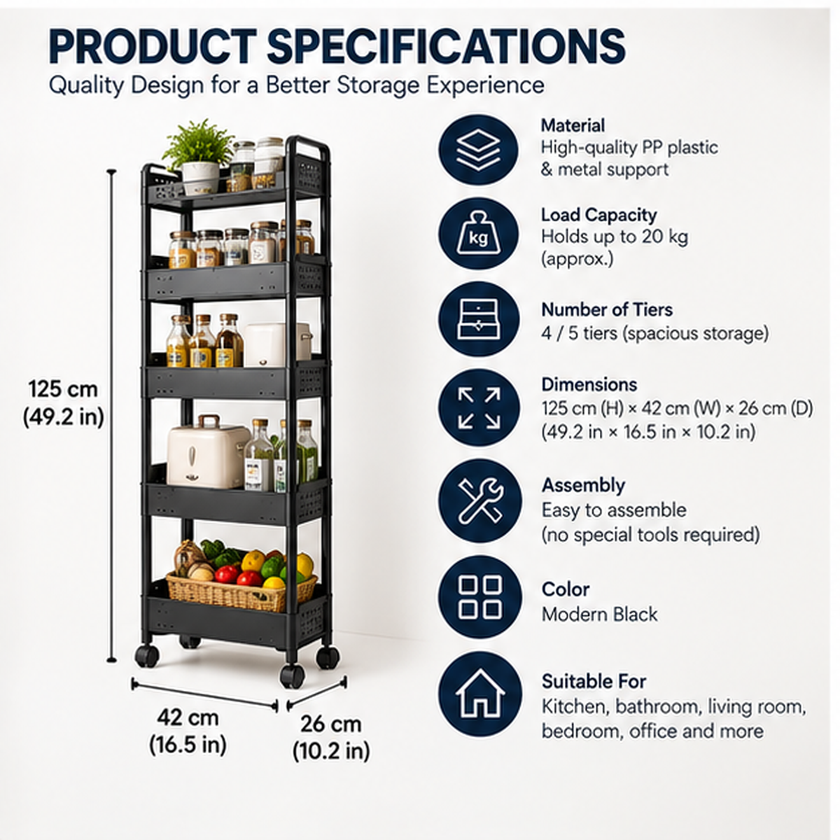 Multipurpose Storage Shelf