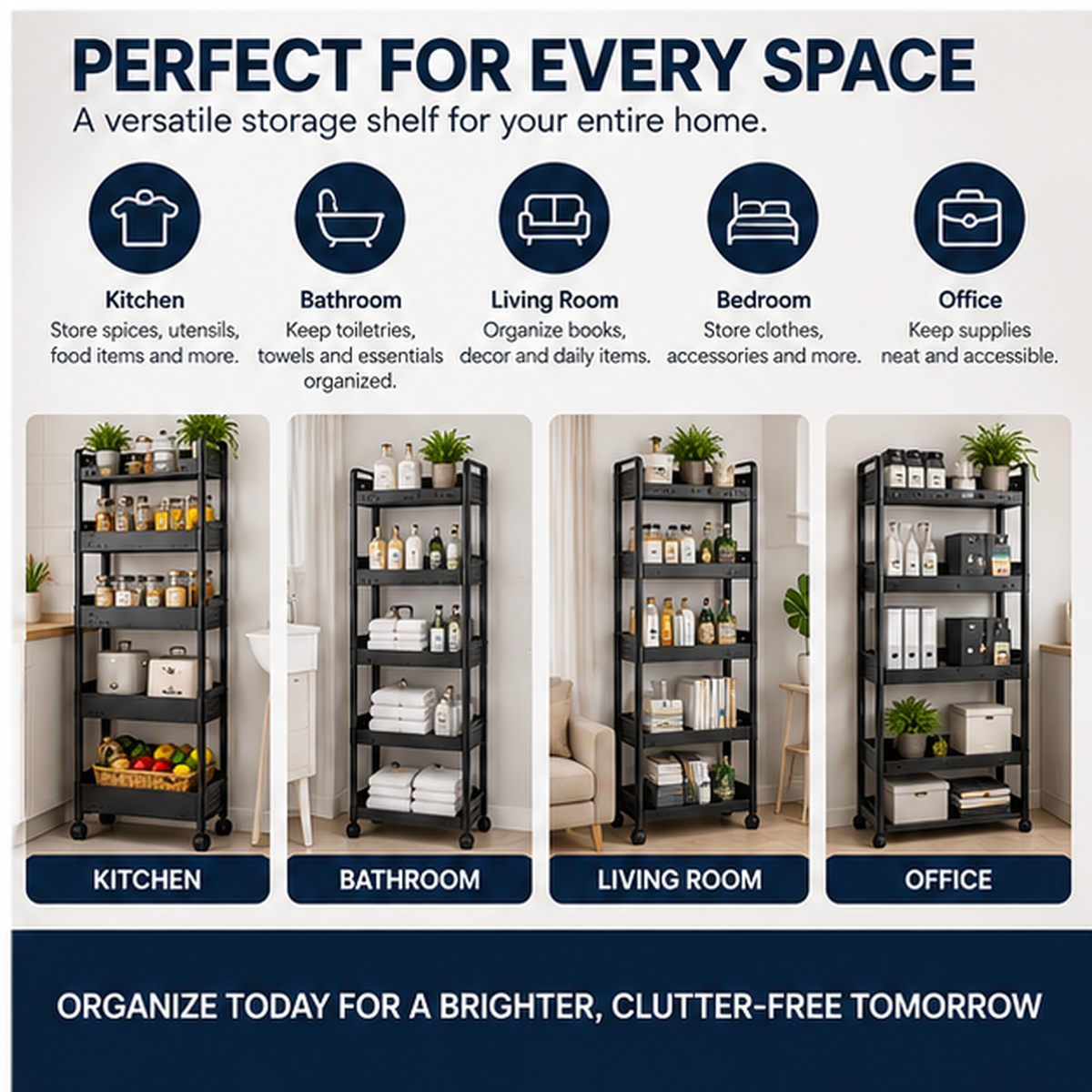 Multipurpose Storage Shelf