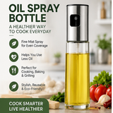 Oil Spray Bottle – Refillable Kitchen Oil Mister
